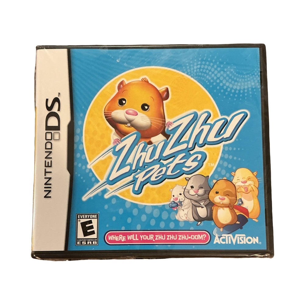 Zhu Zhu Pets Nintendo DS Game New Sealed Activision Hamster Simulation NDS